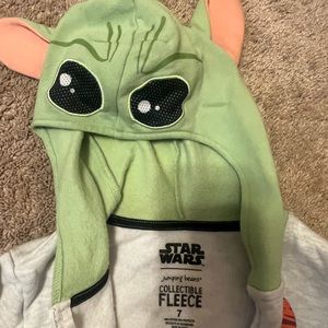 Size 7 Grogu Star Wars Boys Zip Up